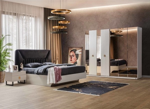 Carina Beyaz Yatak Odası