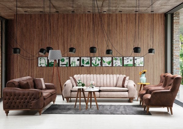 Topkapı Kapitoneli Koltuk Takımı