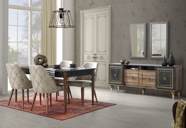 Gold Yemek Odası Takımı