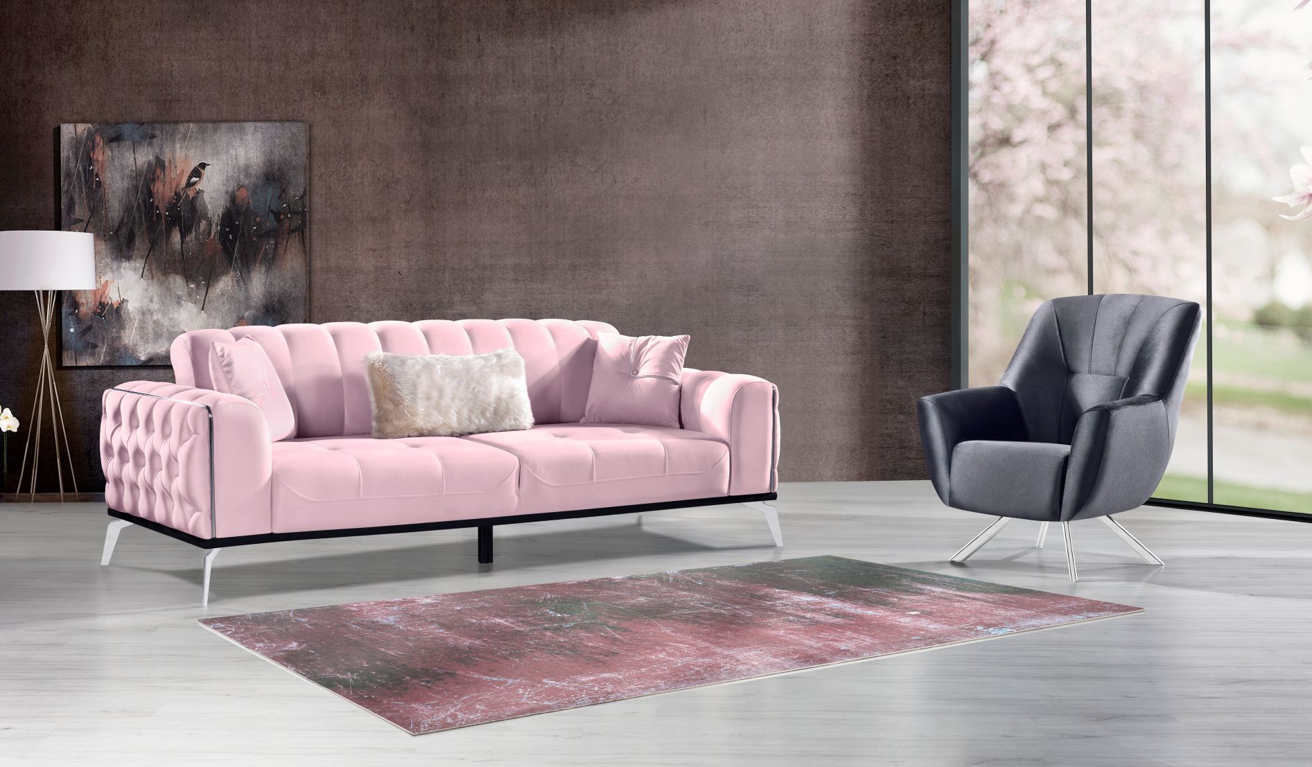 Merlin Pudra Koltuk Takımı