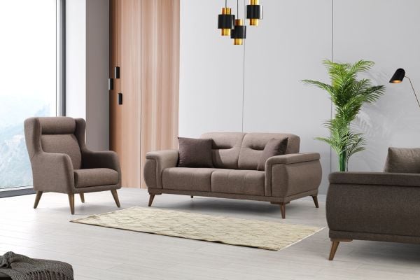 Porto Kahverengi Koltuk Takımı